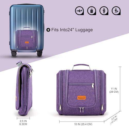 Hanging Travel Toiletry Bag for Women and Men