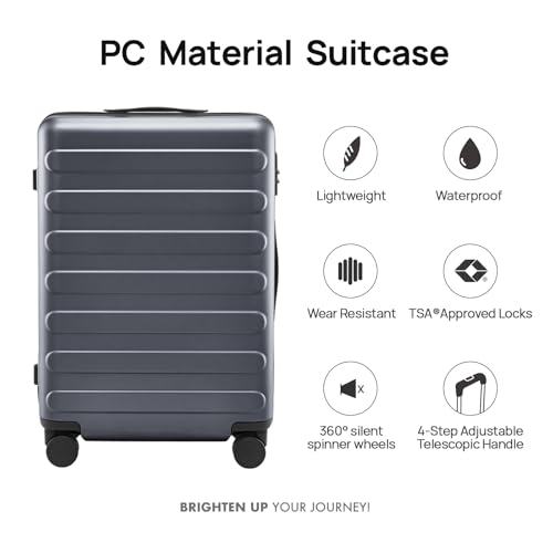 Medium Checked Luggage 24 Inch