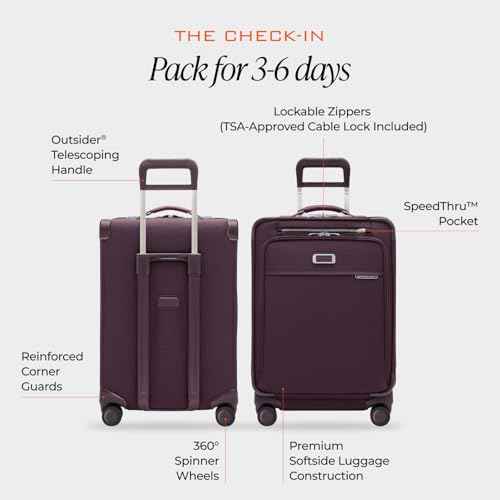 Baseline Compact Checked 24 Inch Softside Luggage