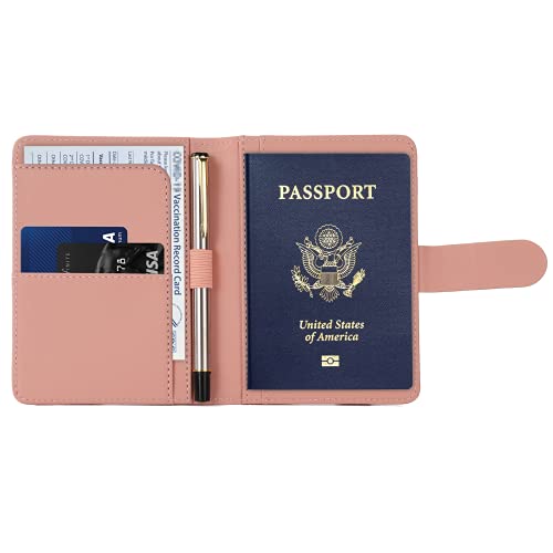 Premium Leather Passport Holder Covers Case