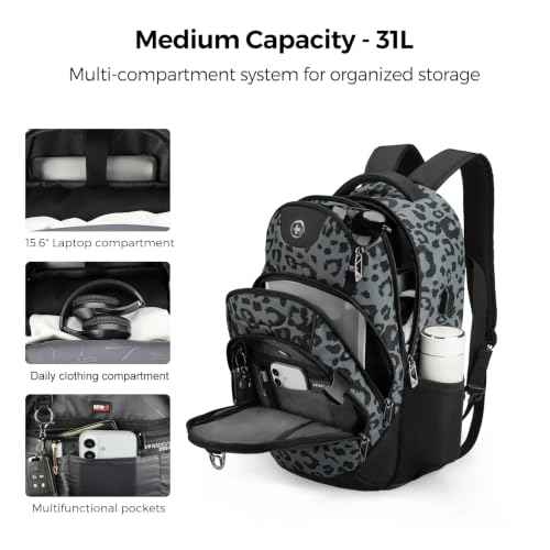 Design Backpack for Men with USB Charging Port SD803