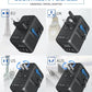 100W GaN Universal Travel Adapter with USB