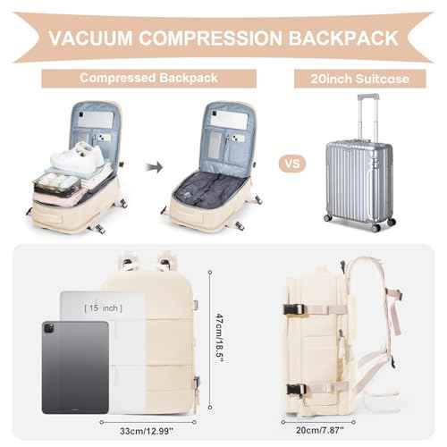 Vacuum Backpack Travel with Pump