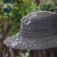 UPF50+ Mens Sun Hat Wide Brim Fishing Hat Sun Protection Bucket Hat for Men Women Beach Gardening Golf Dark Grey
