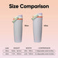 FreeSip Sway Stainless Steel Water Bottle 30 oz Beach House