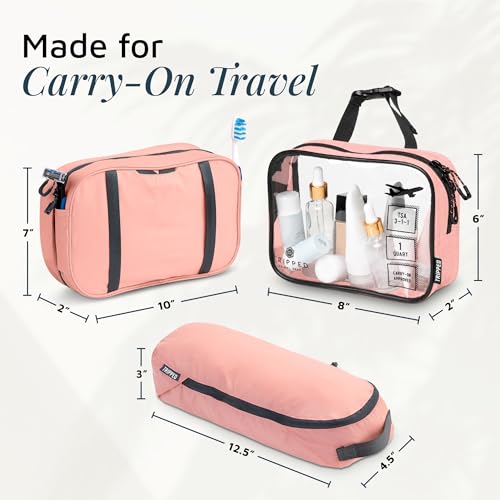 3 Piece Travel Toiletry Bag Set