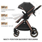 2-in-1 Convertible Baby Stroller for Newborn to Toddler
