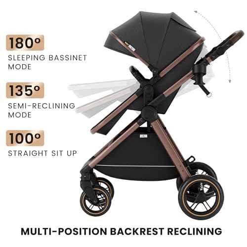 2-in-1 Convertible Baby Stroller for Newborn to Toddler