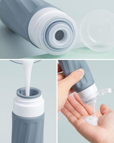 Travel Bottles for Toiletries 8 Pack (8 Count)