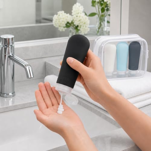 Travel Bottles for Toiletries (4 Count)
