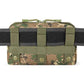 Tactical Molle Admin Pouch Utility Laser Cut EDC Tool Pouch Bag Horizontal Modular Pouches Include US Flag Patch and Keychain