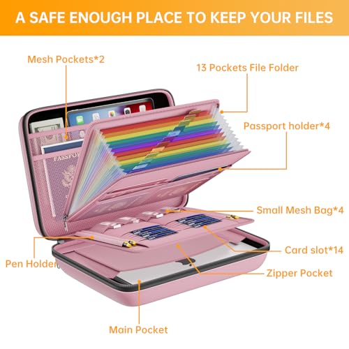 Fireproof File Organizer with Lock