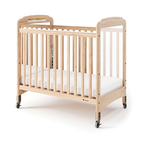 Serenity Compact Mirrorview Fixed Side Daycare Crib