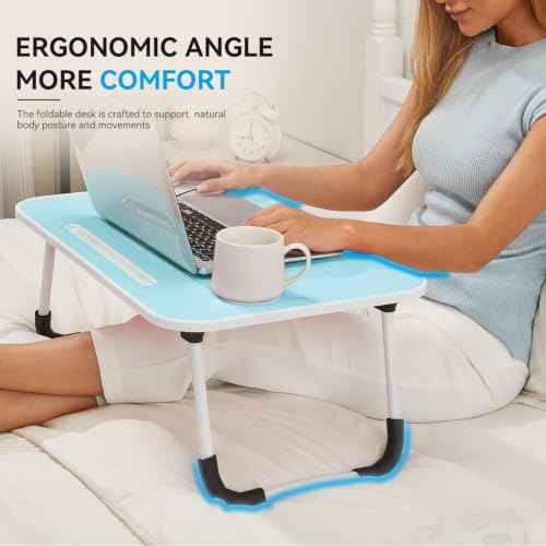 23" Foldable Lap Desk for Laptop Writing w