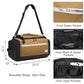 Gym Bags for Men with Shoes Compartment & Wet Pocket 4 Way Large Sports Duffle Bag Backpack Weekender Overnight Bag for Travel