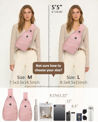 Crossbody Bags for Women Men Trendy Sling Bag Backpack Chest Bag