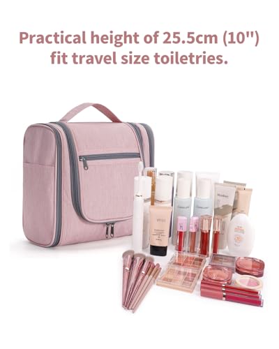 Hanging Toiletry Bag for Women Travel Makeup Bag Organizer Toiletries Bag for Cosmetics Essentials Accessories