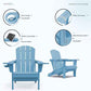 Outdoor Adirondack Chair Set of 4 with Cup Holders (4 Count)