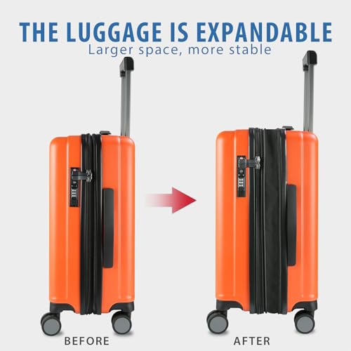 Carry On Luggage Suitcase Rolling Luggage