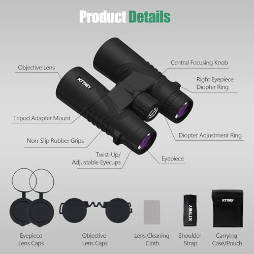 10x42 Binoculars with BAK4 Prism & FMC Coating