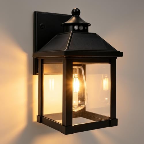 Solar Porch Lights with 3 Modes & Motion Sensor