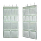 2 Pack 12 Pocket Over Door Hanging Storage Organizer with 4 Kinds Pouch (2 Count)