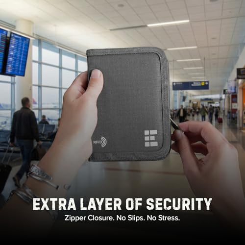 RFID Passport Holder for Passports & Cards