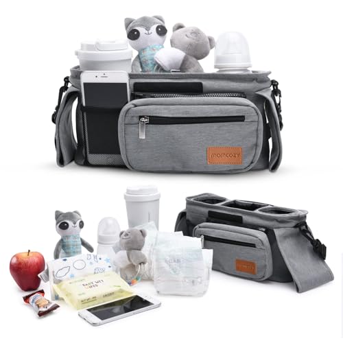 Universal Stroller Organizer with Insulated Cup Holder