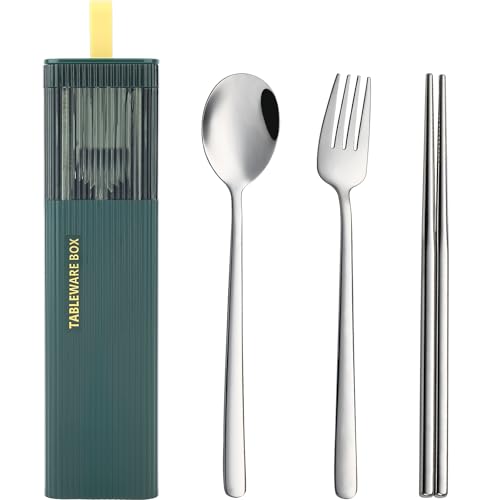 Travel Utensils with Case (4 Count)