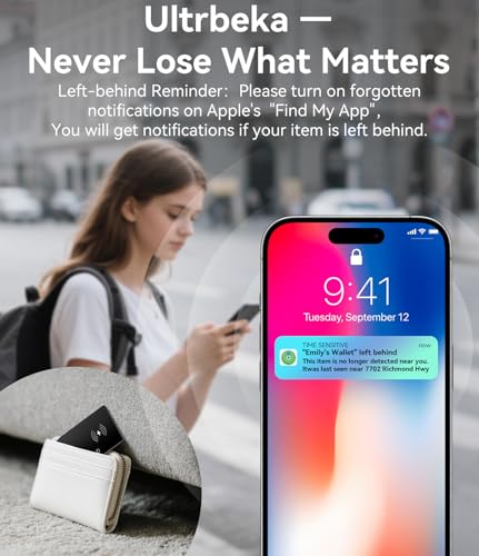 Ultra Thin Wallet Tracker Card