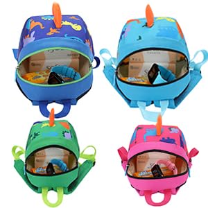 Toddler Mini Dinosaur Backpack with Child Leash