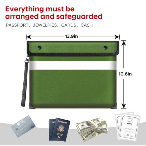 Fireproof Bag Dual Reflective Strips