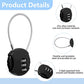 36 Pcs Combination Lock 3 Digit Gym Waterproof Padlock Resettable Bag Luggage Gate Combination Lock Outdoor for School Fence Travel Toolbox Storage (36 Count)