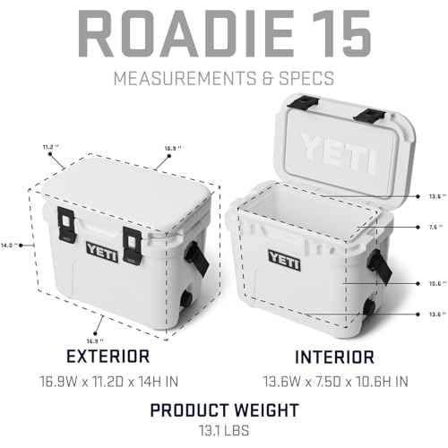 Roadie 15 Hard Cooler with DoubleDuty Shoulder Strap (22 Count)