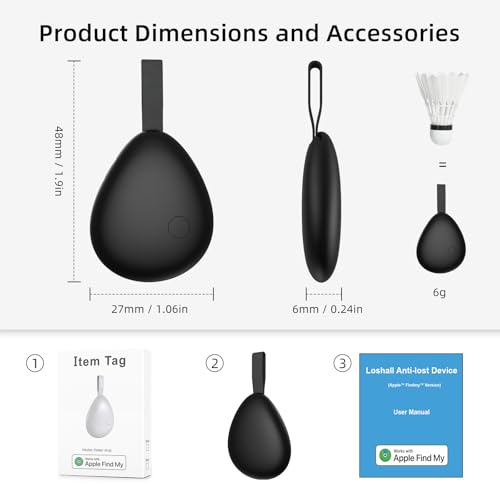 Apple MFi Certified] Air Tracker Tag 1 Pack