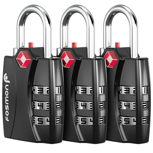 TSA Approved Luggage Locks (3 Count)