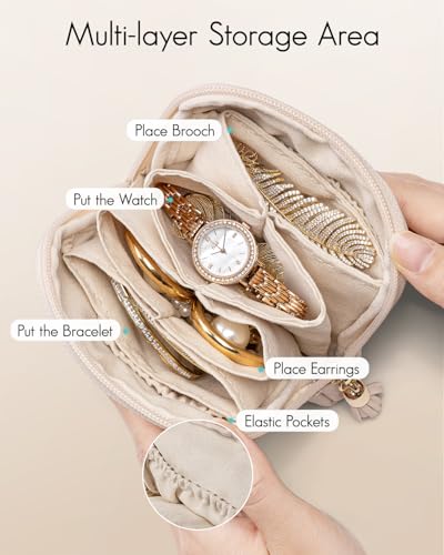 Small Travel Jewelry Case