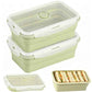 Collapsible Food Storage Containers with Airtight Lid & Vent Valve