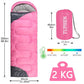 XL Camping Sleeping Bag for Adults Kids