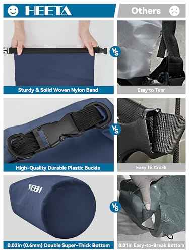 Waterproof Dry Bag Backpack with Emergency Whistle
