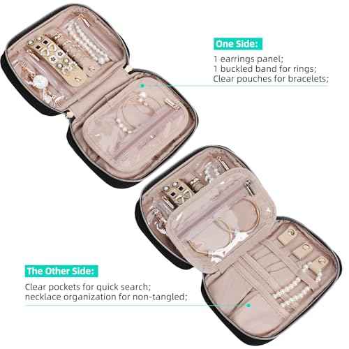 Travel Jewelry Case Organizer