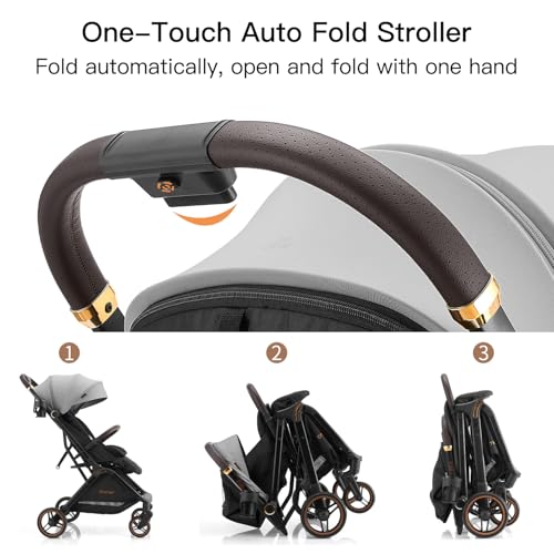 Gravity Folding Baby Stroller