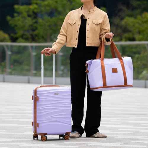 Expandable 22x14x9 Airline Approved 21" Carry On Luggage Set (3 Count)