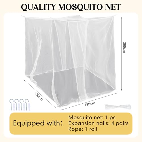 White Mosquito Net for Bed
