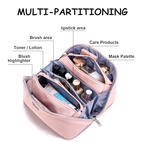 Travel Makeup Bag Cosmetic Bags for Women (3 Count)