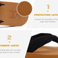 Flip Flops for Women Arch Support Summer Beach Sandals Black Size 12