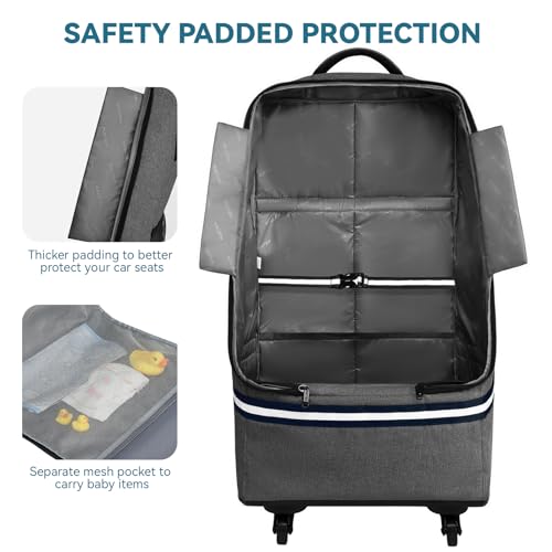 Rolling Car Seat Travel Bag