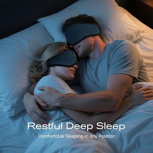 3D Sleep Mask with Bluetooth Headphones