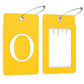 2 Pack Initial Luggage Tags for Suitcases Airplane Travel Essentials (2 Count)
