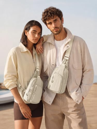 Sling Bag with Adjustable Straps Crossbody Chest Bag Lightweight Small Backpack for Casual Outdoor Traveling Hiking